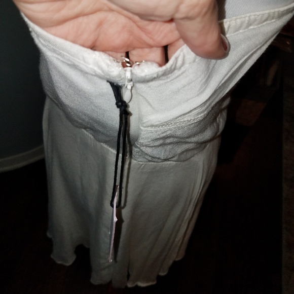 Dex Boho Summer Dress Sz M Off White Beautiful - Picture 7 of 8